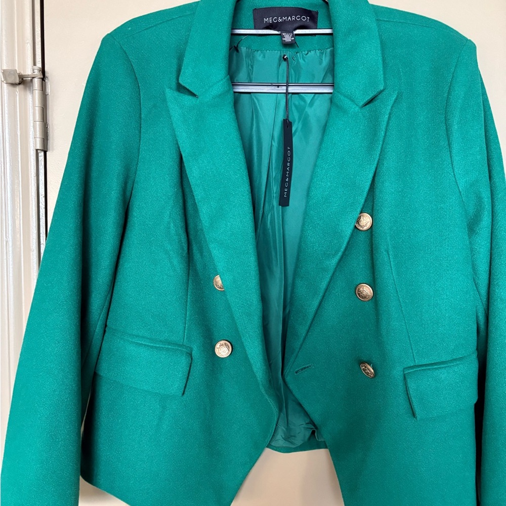 Meg & Margot Green Blazer